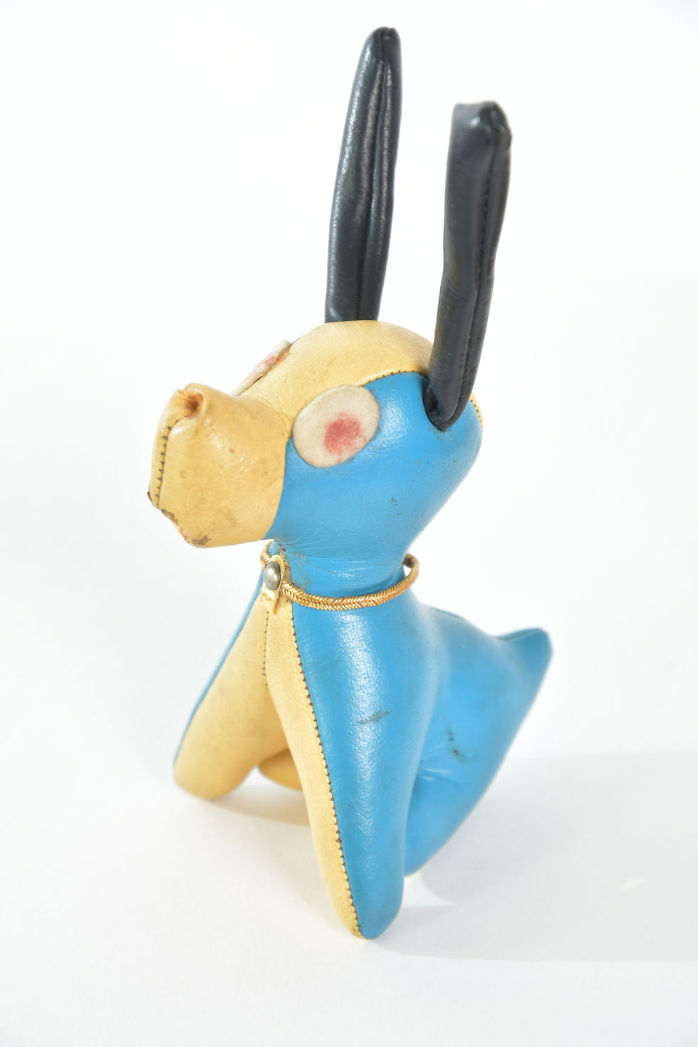 Miniaturbild: Midcentury Lederhund