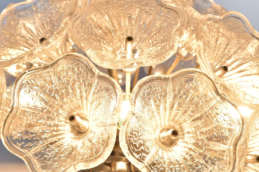Miniaturbild: Murano Glas Blumen Kronleuchter 