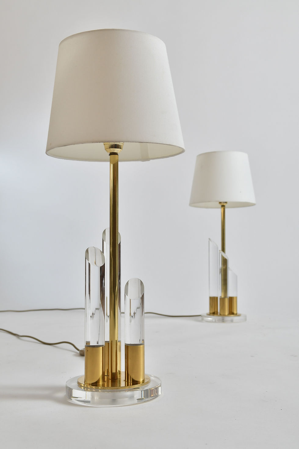 Miniaturbild: Hollywood Regency Tischleuchten Set