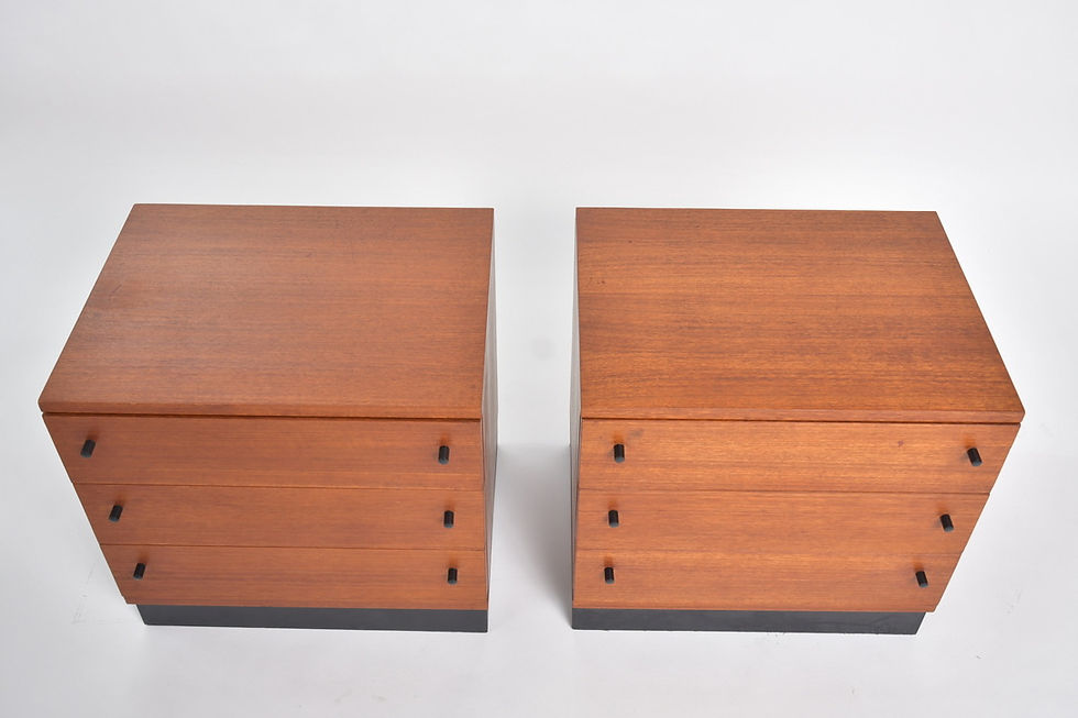 Miniaturbild: Midcentury Nachttisch Set