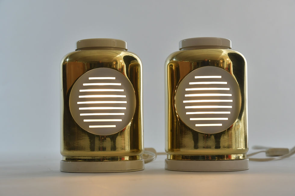 Miniaturbild: Goffredo Reggiani Tischleuchten Set "Eclisse"