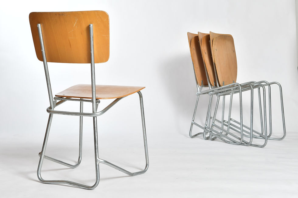 Miniaturbild: Armin Wirth Aluflex Stuhl Set