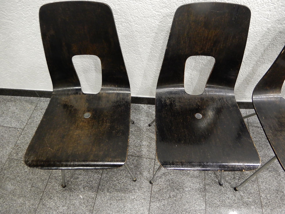 Miniaturbild: Hans Bellmann Einpunktstühle 4er Set