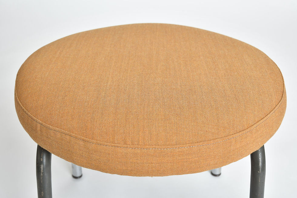 Miniaturbild: Midcentury Pouf/Ottoman Set