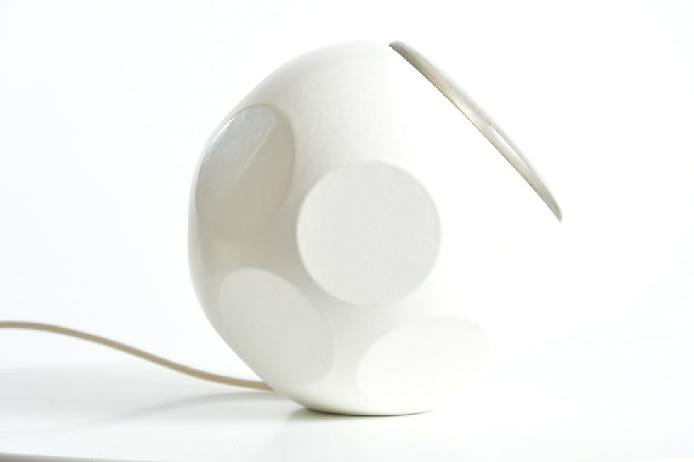 Miniaturbild: 60s Tischleuchte "Golfball"