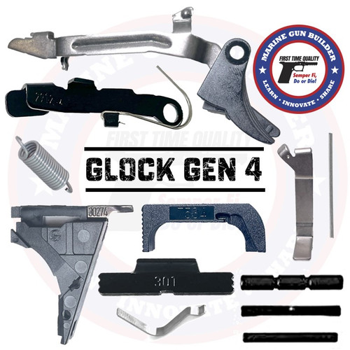 Glock 19 Gen 4 Lower Parts Kit OEM Complete G19 LPK Marine Gun Builder