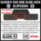 Thumbnail: OEM Glock 43 Slide Lock (33364) – Fits G43, G43X, and G48 Slimline models, factory-marked for verified authenticity