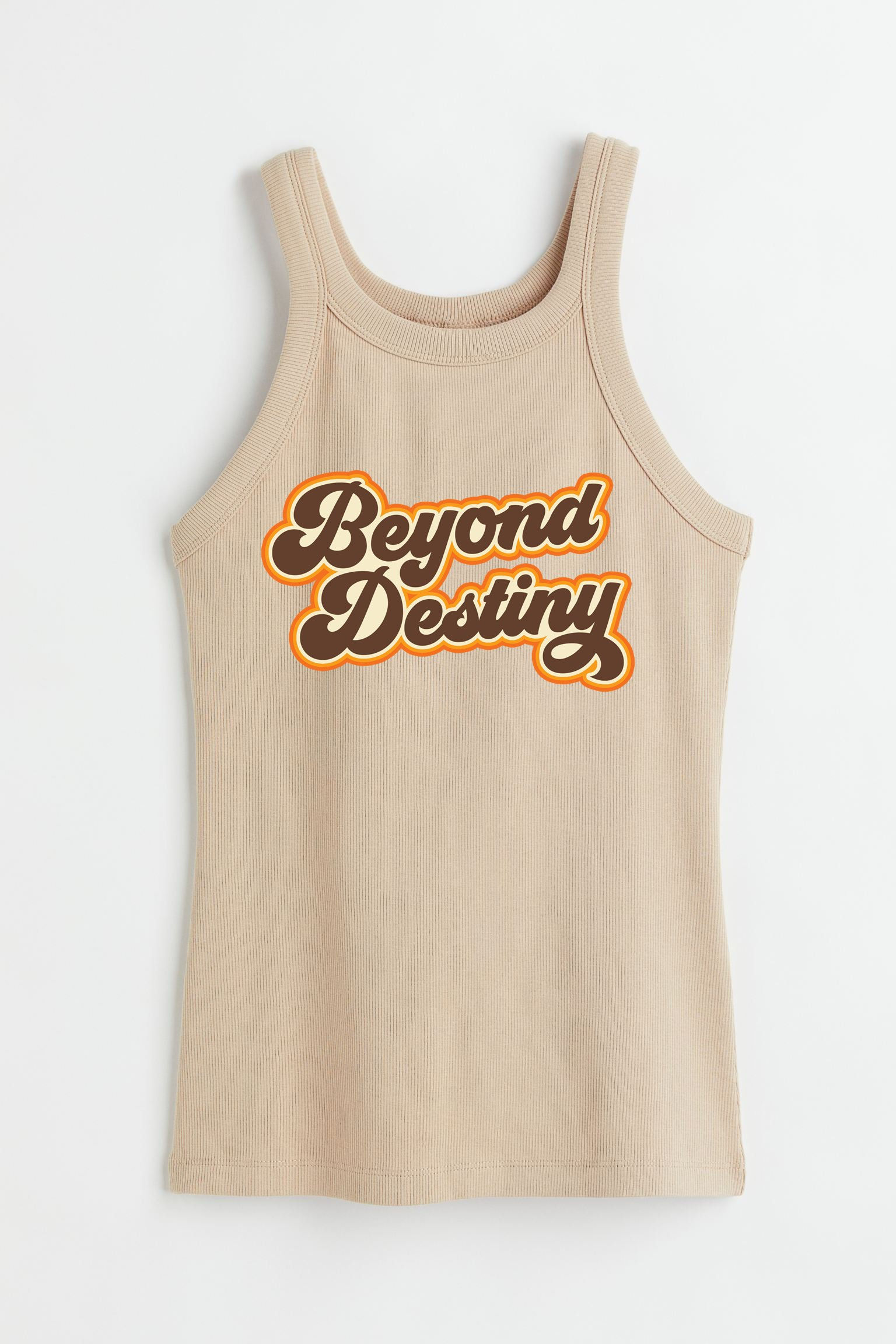 Beige Tank Top