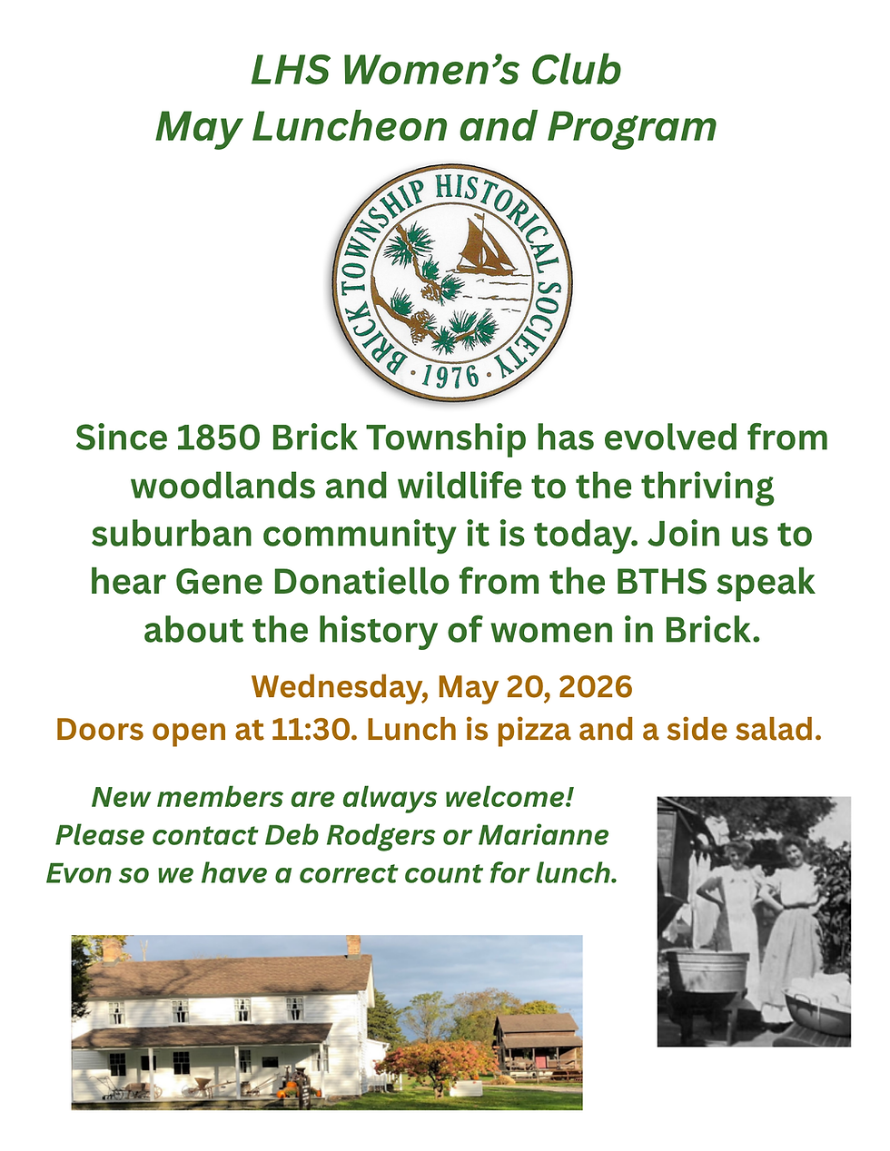 LHS Women's Club May Luncheon