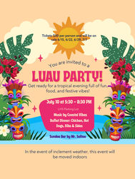 Save the Date - It's a Luau!