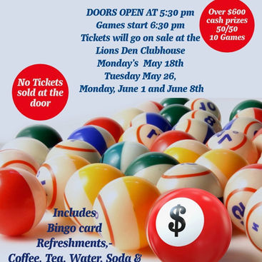 Save the Date! WGA Bingo