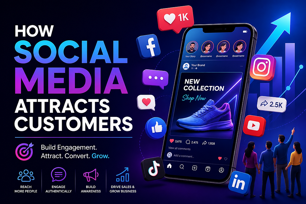 How social media attracts customers