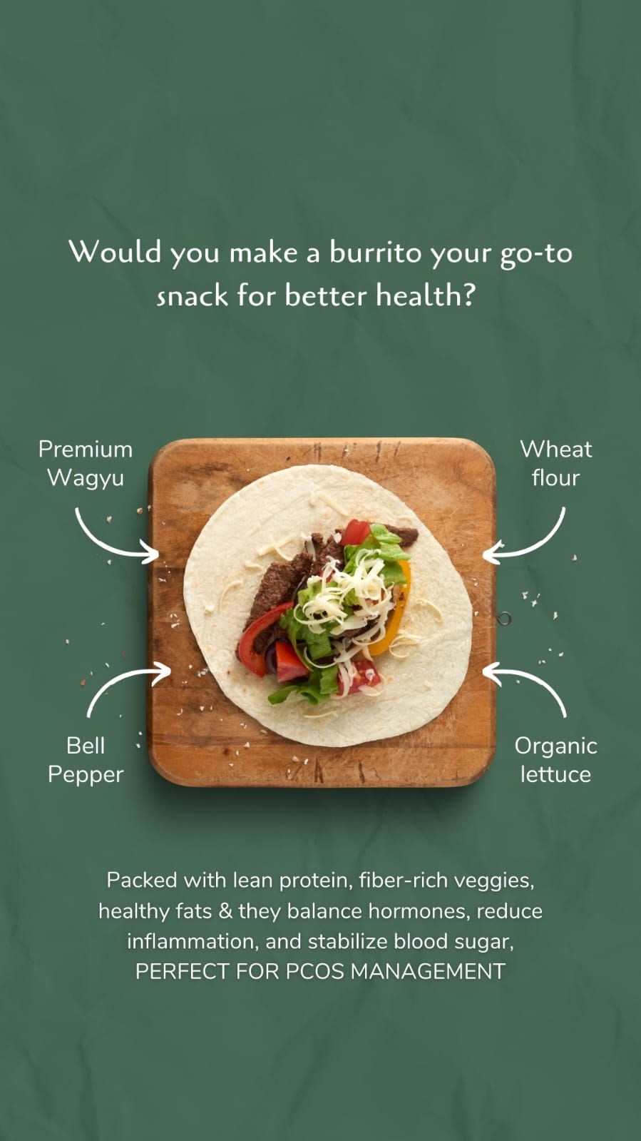 Promotional poster highlighting healthy lifestyle.