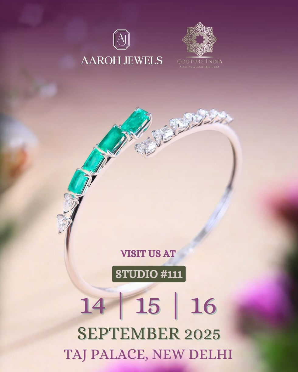 Elegant open-cuff bangle bracelet featuring vibrant turquoise gemstones and pave-set brilliant diamond jewellery.