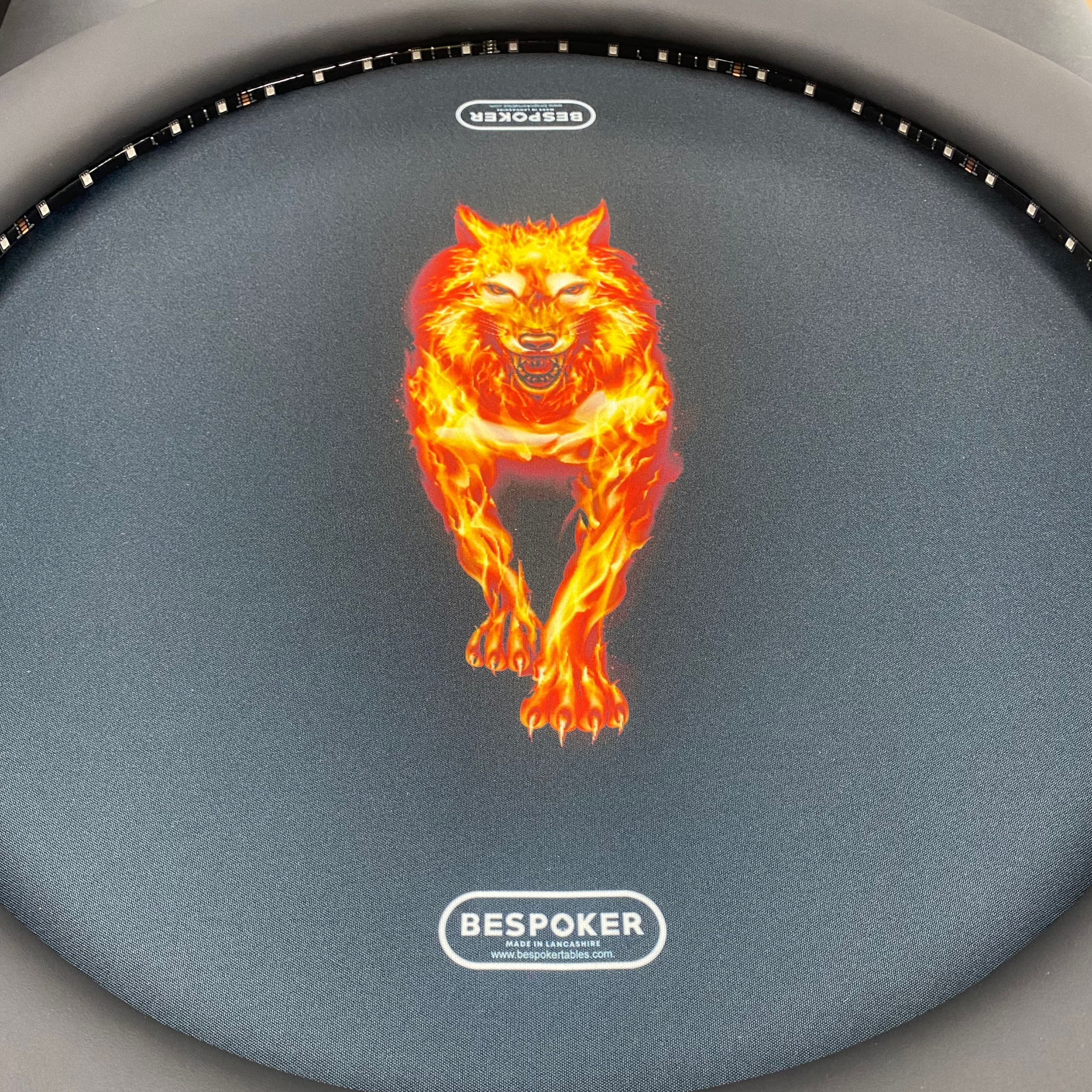 Fire Wolf Card & Games Table Topper