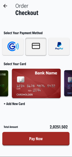 E-commerce Checkout and Digital Card Entry