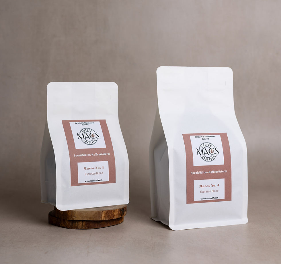 Fresh roasted specialty coffee espresso blend. Arabica from Brazil and Guatemala