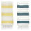 Thumbnail: Berca Home Ephesus Turkish Towel - Peshtemal - 2 Pack Yellow & Petrol