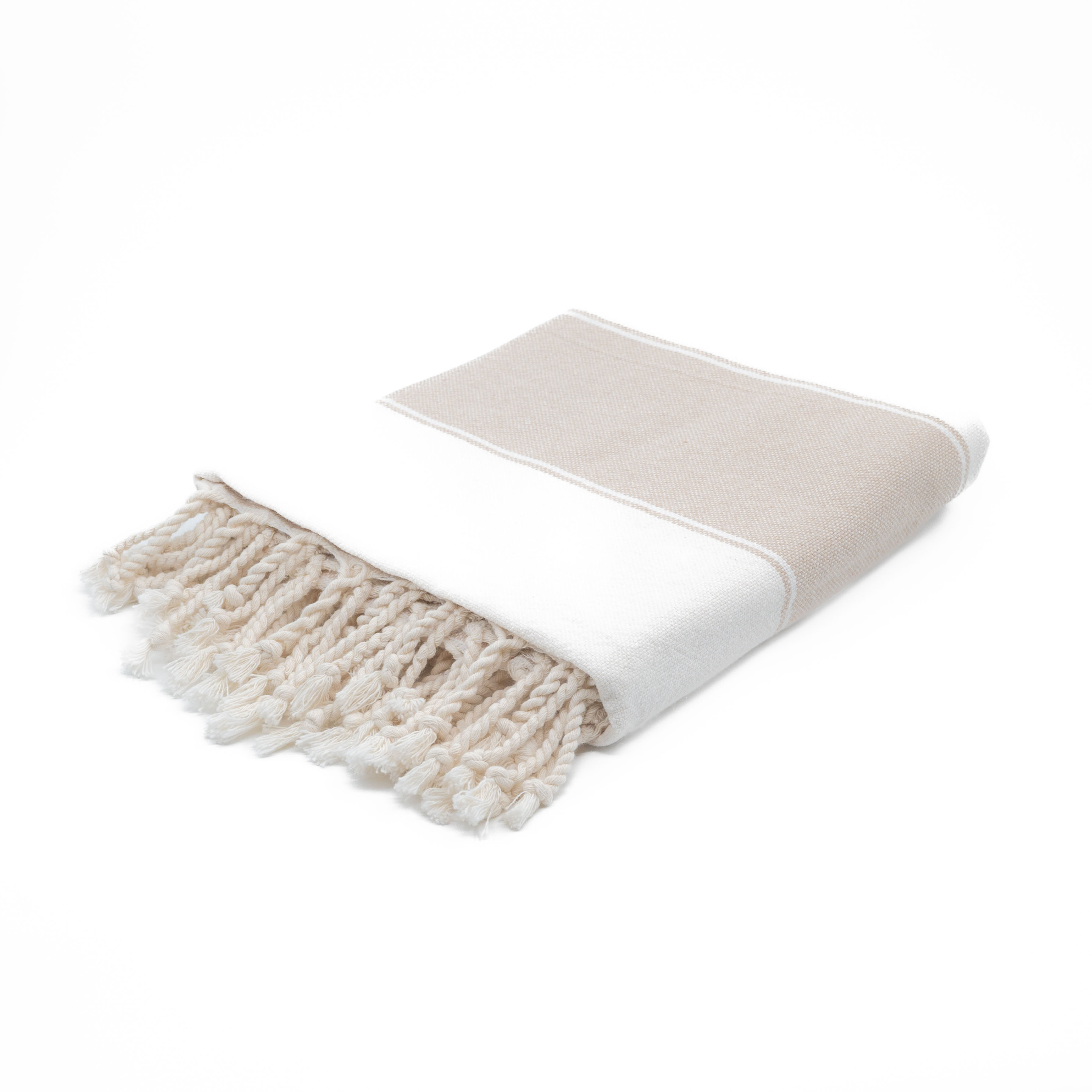 Berca Home Aspendos Turkish towel in beige