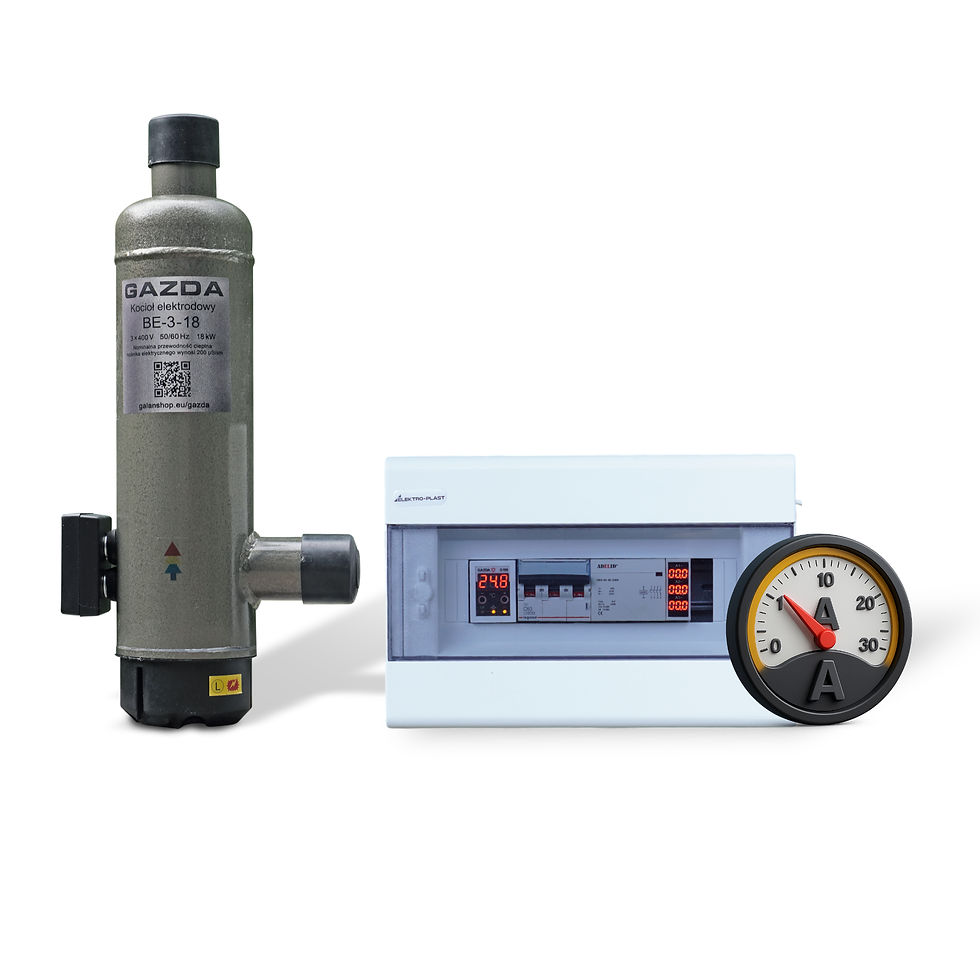 Miniatura: caldera de electrodos GAZDA KE 3-18kW (con Control box)