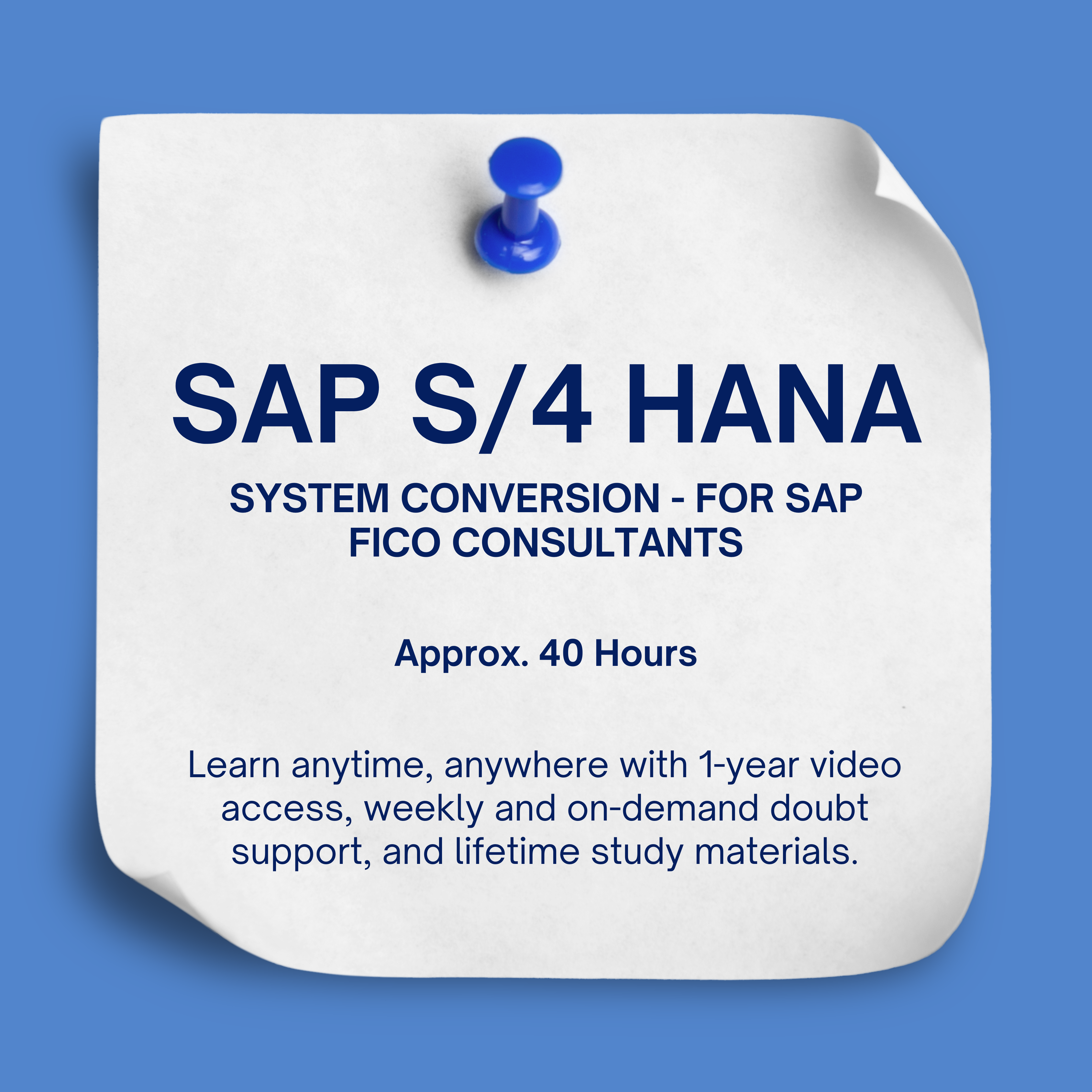 System Conversion to SAP S4 (For SAP FICO Consultants)