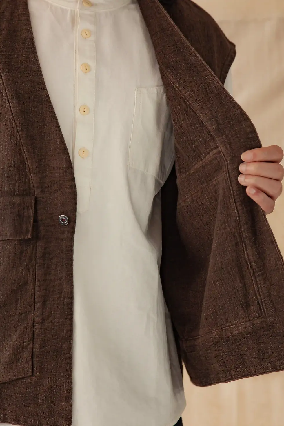Thumbnail: Plant-Dyed Shulang Utility Vest
