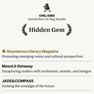 MoonLit Getaway Earns 2nd Place in the "Hidden Gem" Category of Chill Subs' Best Lit Mag Awards (2025)
