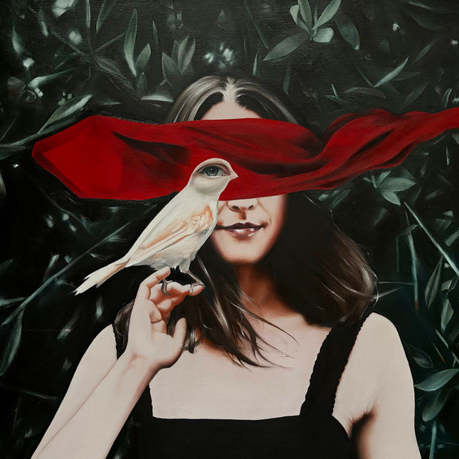 Olivia Harks is a surreal oil painter creating a visual narrative of modern mythology, emotion and the fleeting moments of our experience. Olivia grew up in New Zealand where she earned her master’s in architecture. Now based in Greater Vancouver, her work emerges from dreamlike imagery and interior landscapes; an instinctive process which continues to inform paintings that sit between symbolism and the surreal. Olivia’s dark visual narratives invite the viewer into moments of ambiguity, introspection, and quiet beauty.