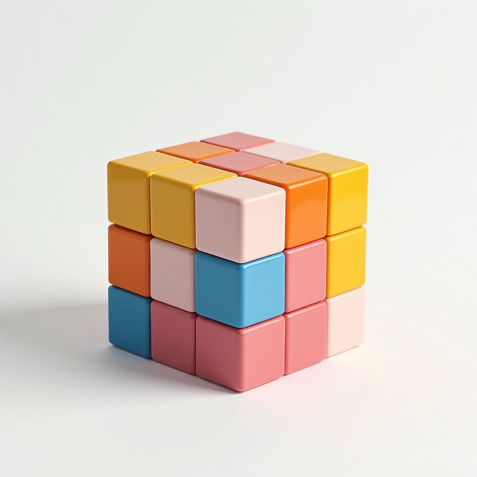 Cubo Ensamblaje Bloques