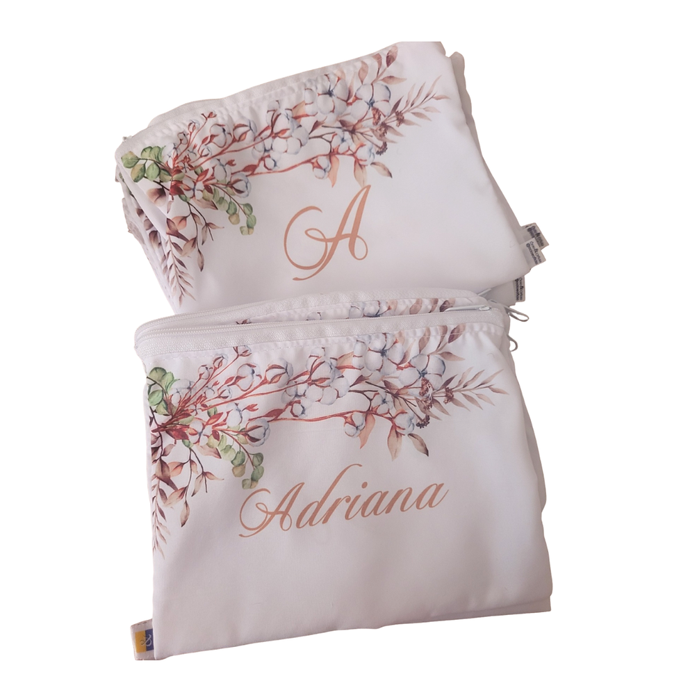 Necessaire tactel personalizada para madrinhas de casamento