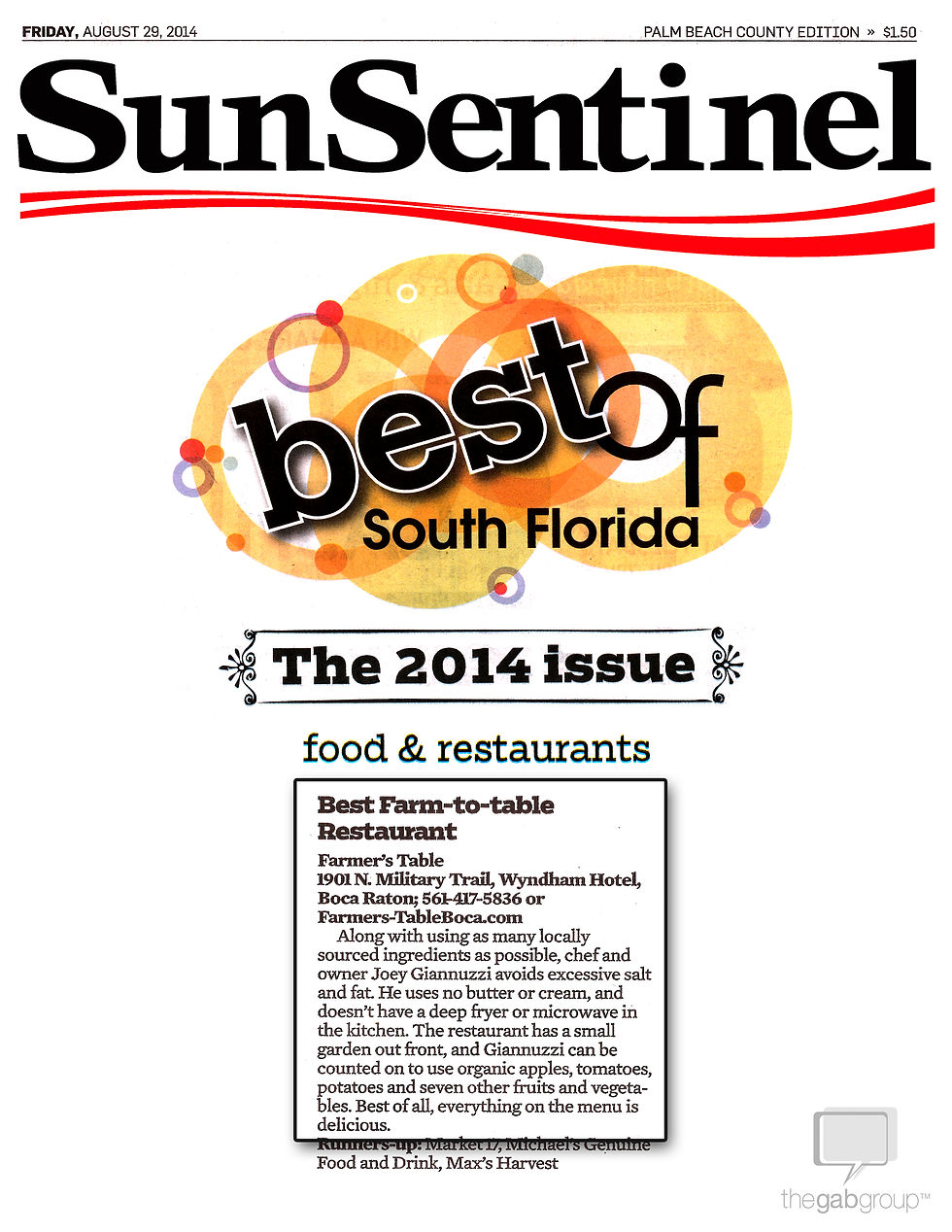 Sun Sentinel, Best of South Florida