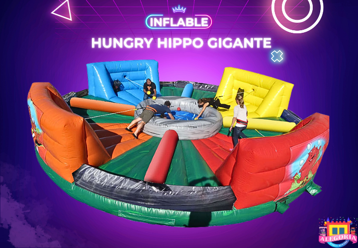 Alquilar Hungry Hippo Inflable