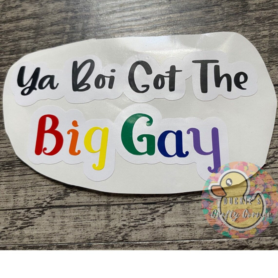 Big Gay Sticker