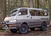 4WD retro Japanese offroad vans with cool accessories imported to Portland. Low mileage fully serviced JDM offroad vehicles.