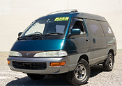 4WD retro Japanese offroad vans with cool accessories imported to Portland. Low mileage fully serviced JDM offroad vehicles.