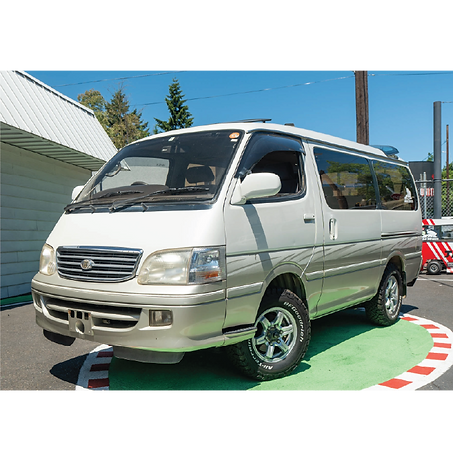 4WD retro Japanese offroad vans with cool accessories imported to Portland. Low mileage fully serviced JDM offroad vehicles.