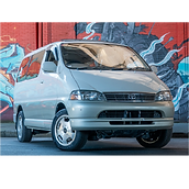 4WD retro Japanese offroad vans with cool accessories imported to Portland. Low mileage fully serviced JDM offroad vehicles.