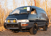 4WD retro Japanese offroad vans with cool accessories imported to Portland. Low mileage fully serviced JDM offroad vehicles.