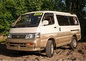 4WD retro Japanese offroad vans with cool accessories imported to Portland. Low mileage fully serviced JDM offroad vehicles.