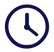 Minimalistische marineblauwe klokicoon.png