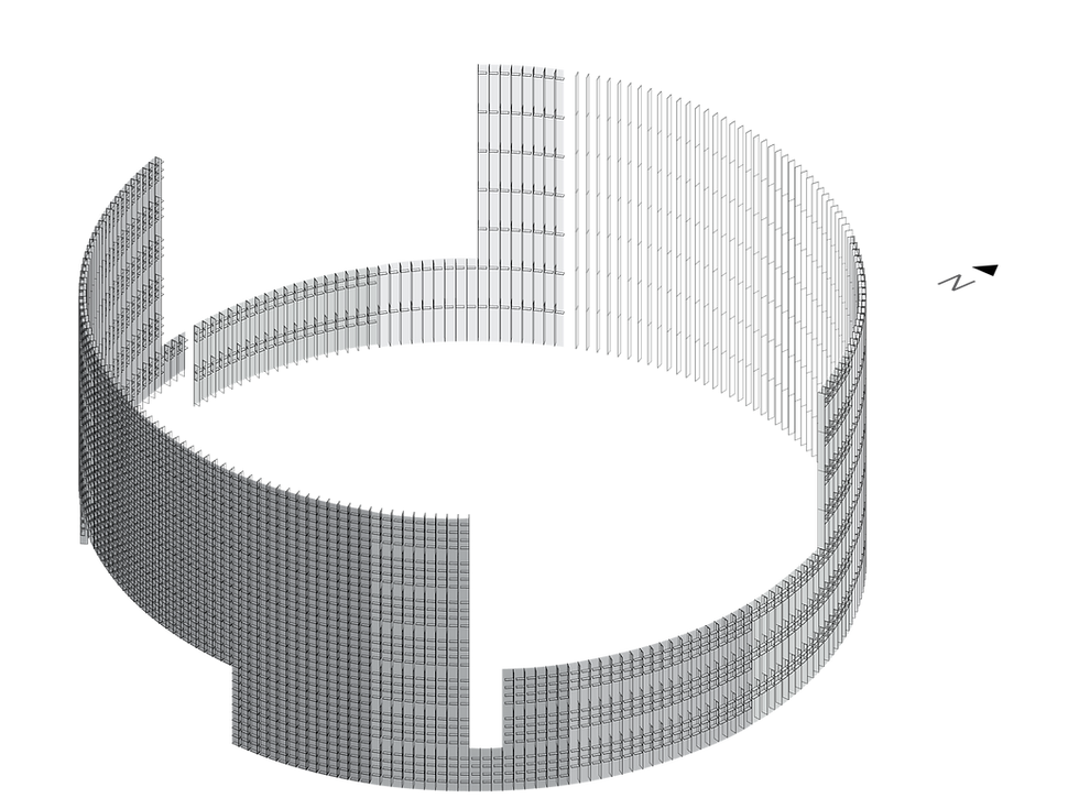Facade diagram by MGA Partners