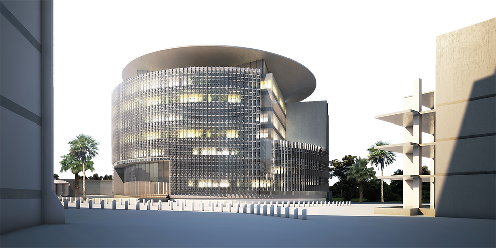 Exterior render by MGA Partners