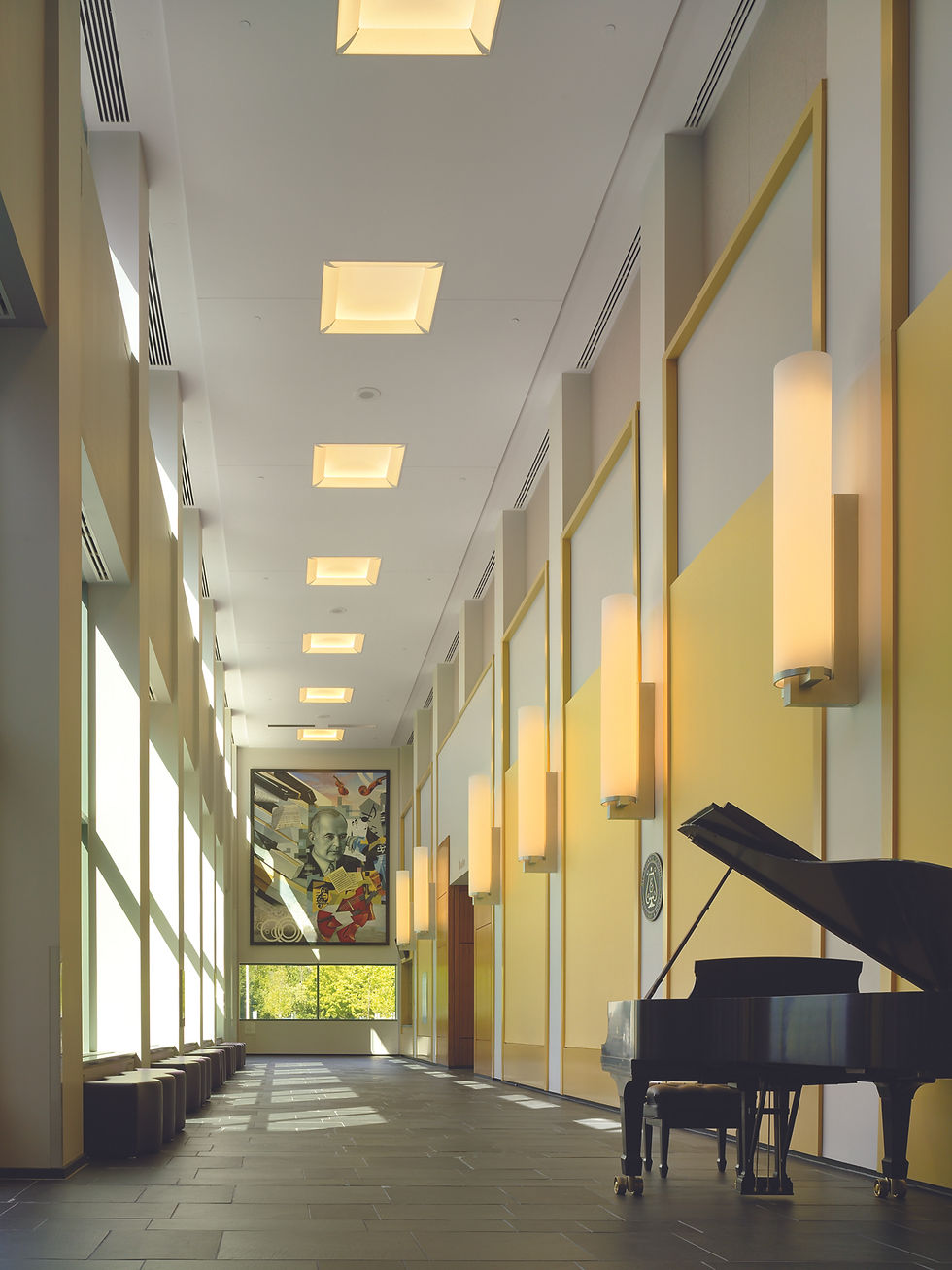 Interior view of the lobby