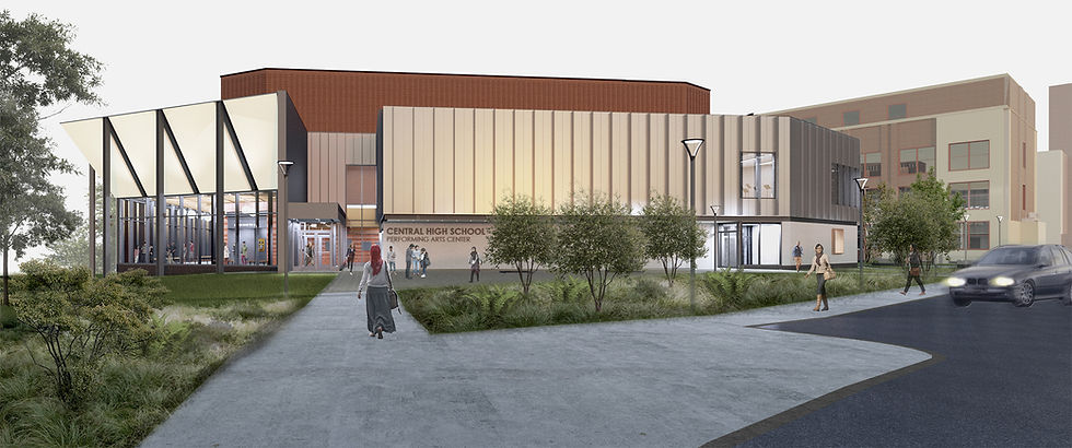 Render of Central High School