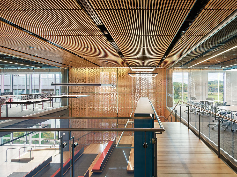 Interior of Fintech Innovation Hub at University of Delaware