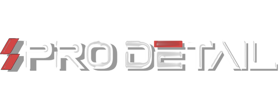 Pro Detail logo on a black background