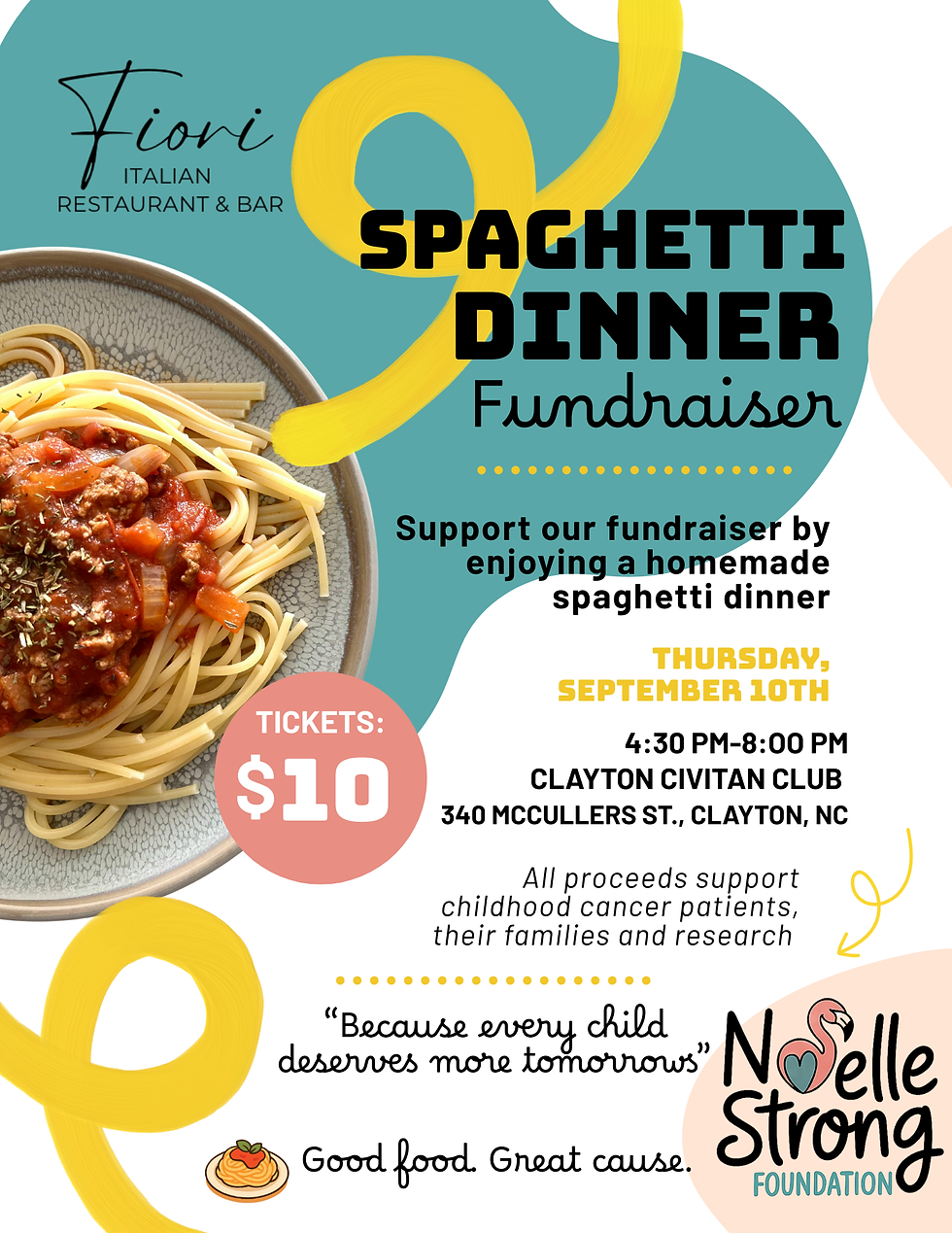 Spaghetti Dinner Fundraiser