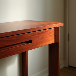 Cherry Wood Entryway Console
