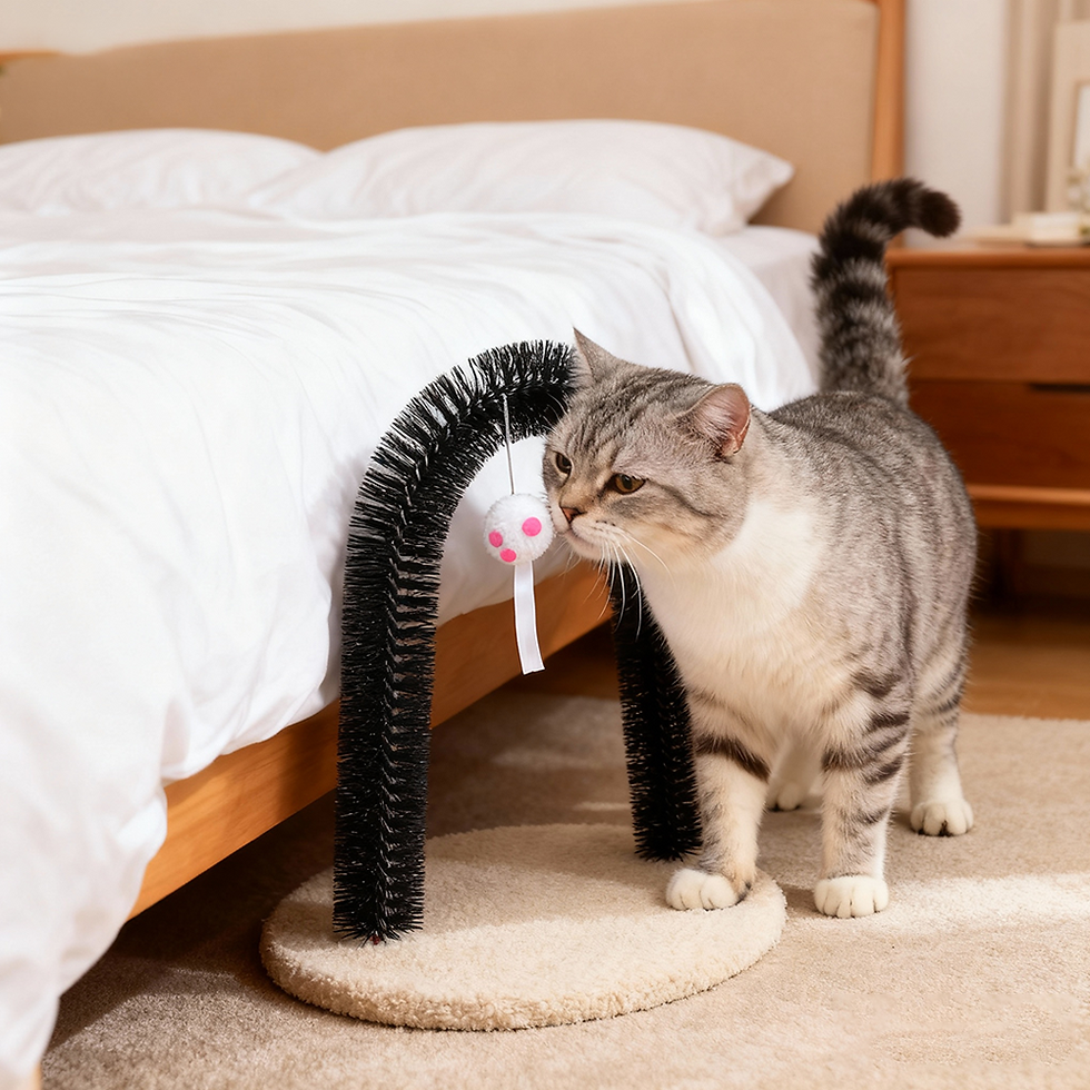 Thumbnail: Rub-A-Dub Cat Arch – The Feline Massage Spa