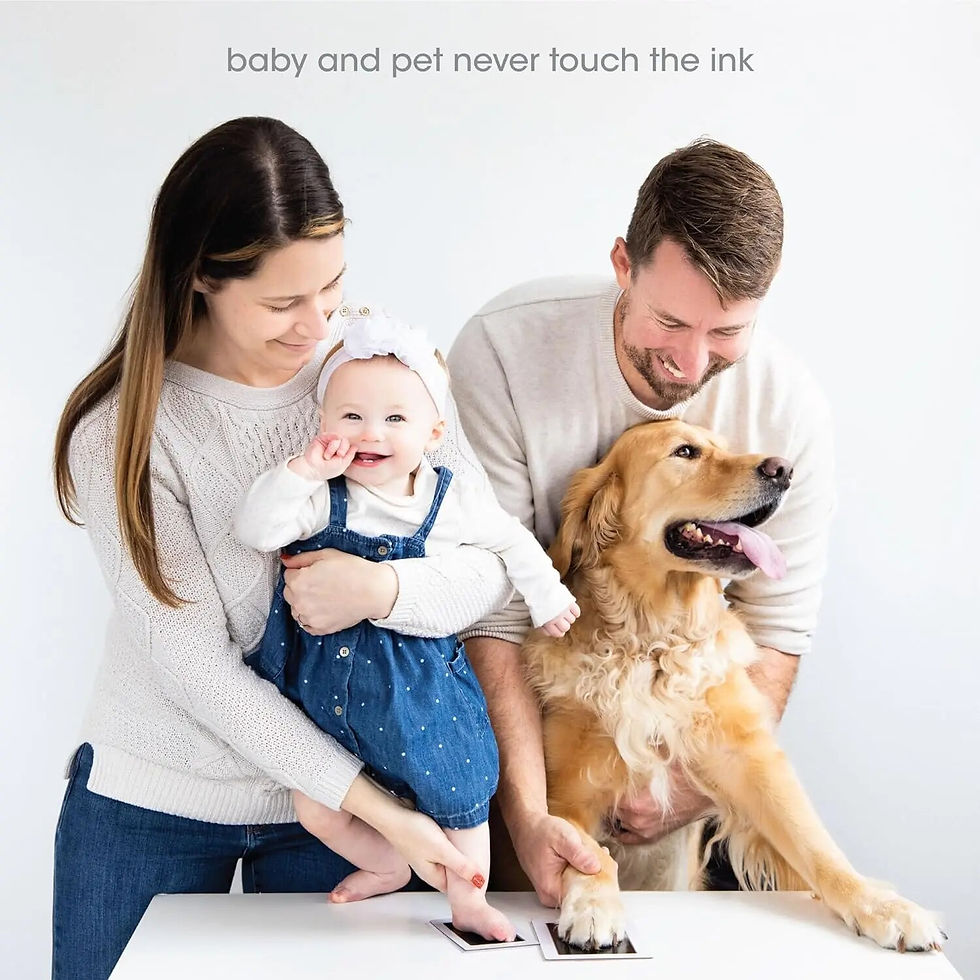 Thumbnail: Paw Print Clean Touch Ink Pad, Dog Or Cat Pet Owner Keepsake, DIY Inkless Nose a